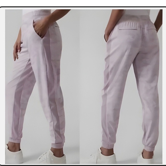 Athleta Pants - ATHLETA Brooklyn Lined Camo Jogger in Shasta Purple